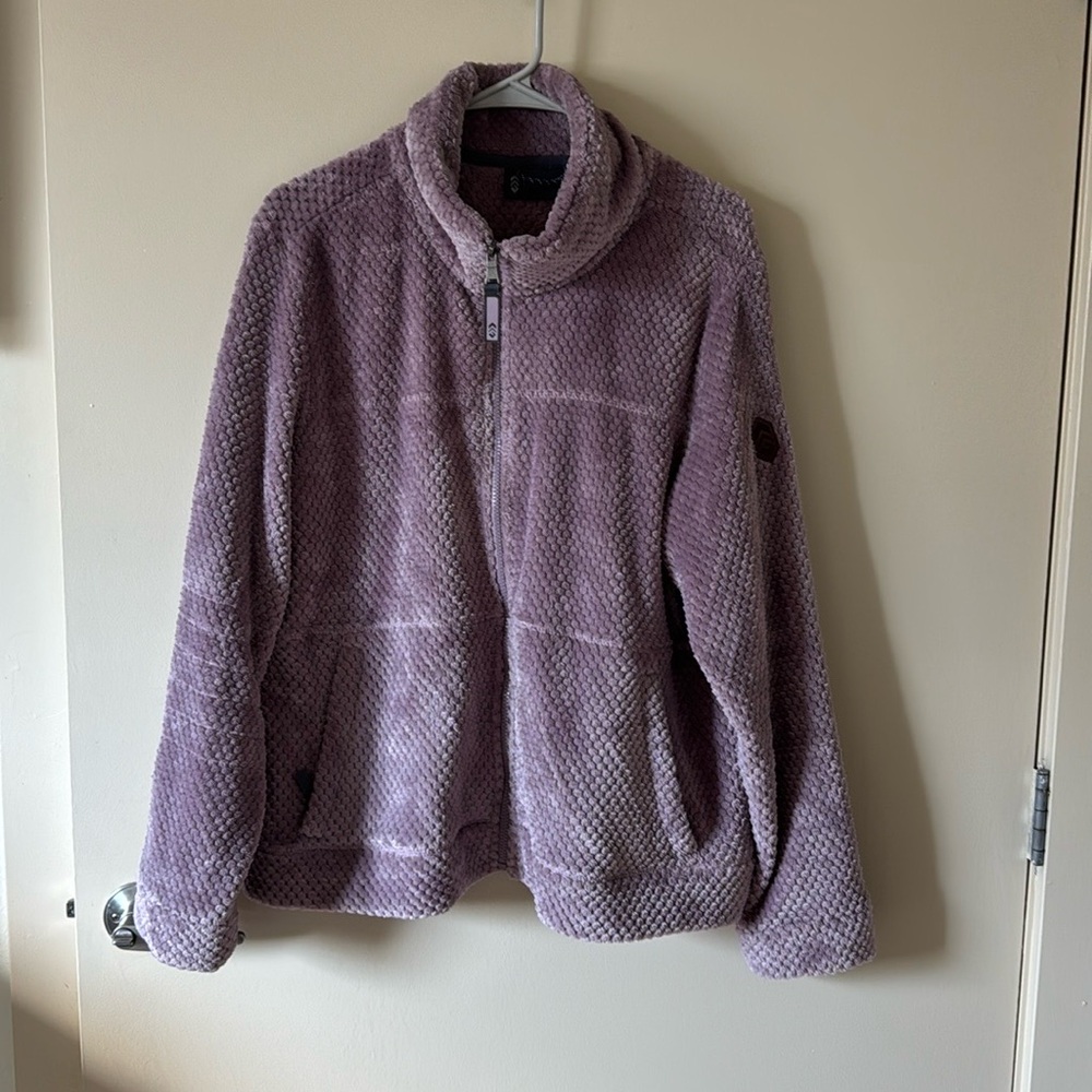 Free Country Insulated Fleece Jacket-XL Mauve Lavender - Picture 3 of 3